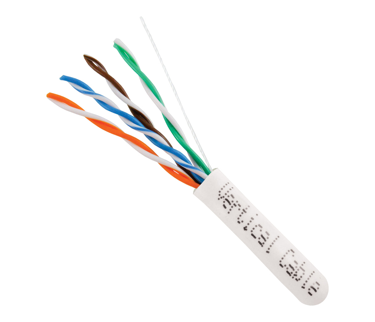 CAT5e Ethernet Cable Direct Burial UV-Rated 1000ft Pull Box White