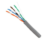 CAT5e Ethernet Cable Direct Burial UV-Rated 1000ft Pull Box Gray