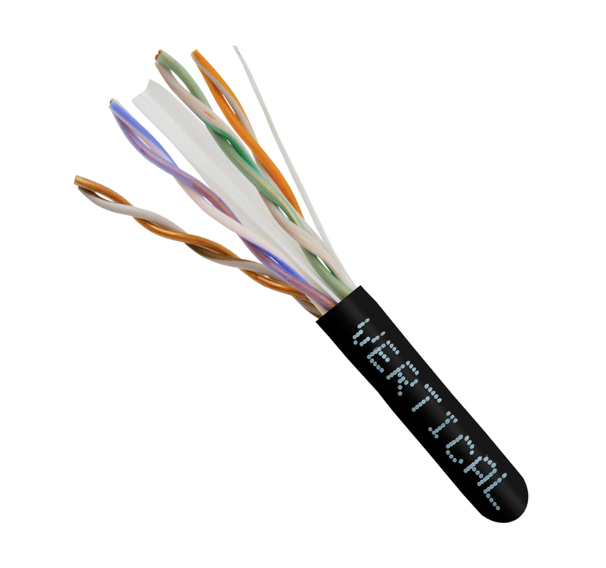 CAT6 UTP CMR Riser 1000 ft Pull Box Black