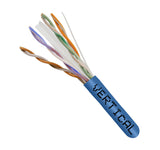 CAT6 UTP CMR Riser 1000 ft Pull Box Blue