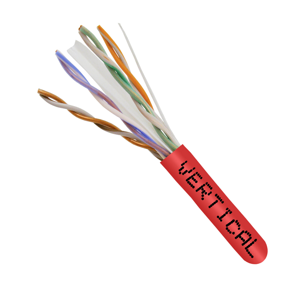 CAT6 UTP CMR Riser 1000 ft Pull Box Red