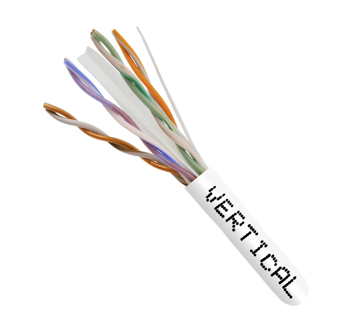 CAT6 UTP CMR Riser 1000 ft Pull Box White
