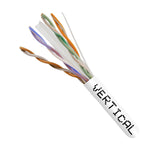 CAT6 UTP CMR Riser 1000 ft Pull Box White