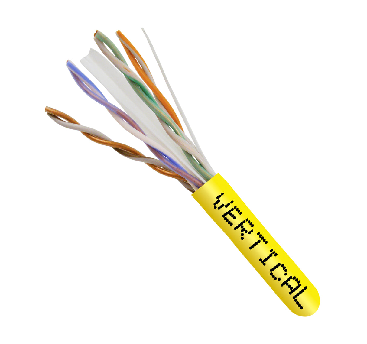 CAT6 UTP CMR Riser 1000 ft Pull Box Yellow