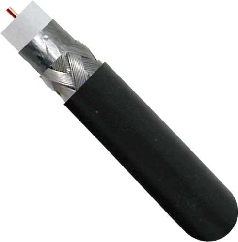 RG6 Standard shield Coaxial Cable 1000ft Pull Box Copper-Clad Steel CL2 rated