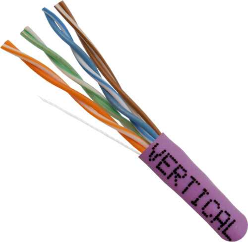 CAT5E UTP CMR Riser Rated Purple