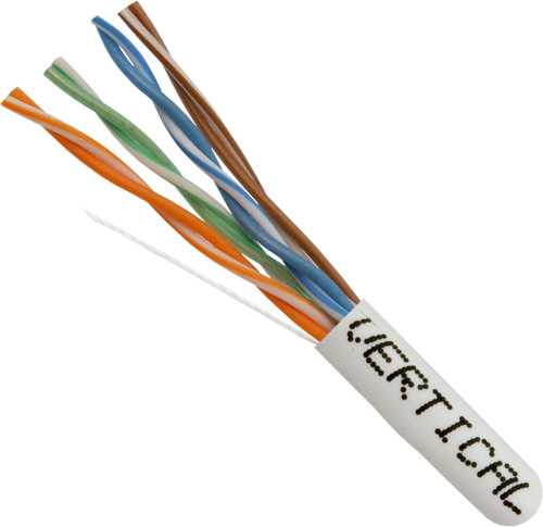 CAT5E UTP CMR Riser Rated White