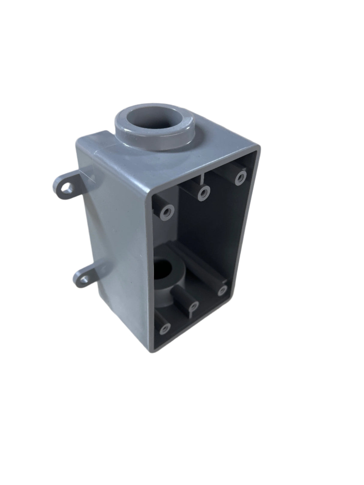 1-gang pvc junction box 2-hole 3/4"