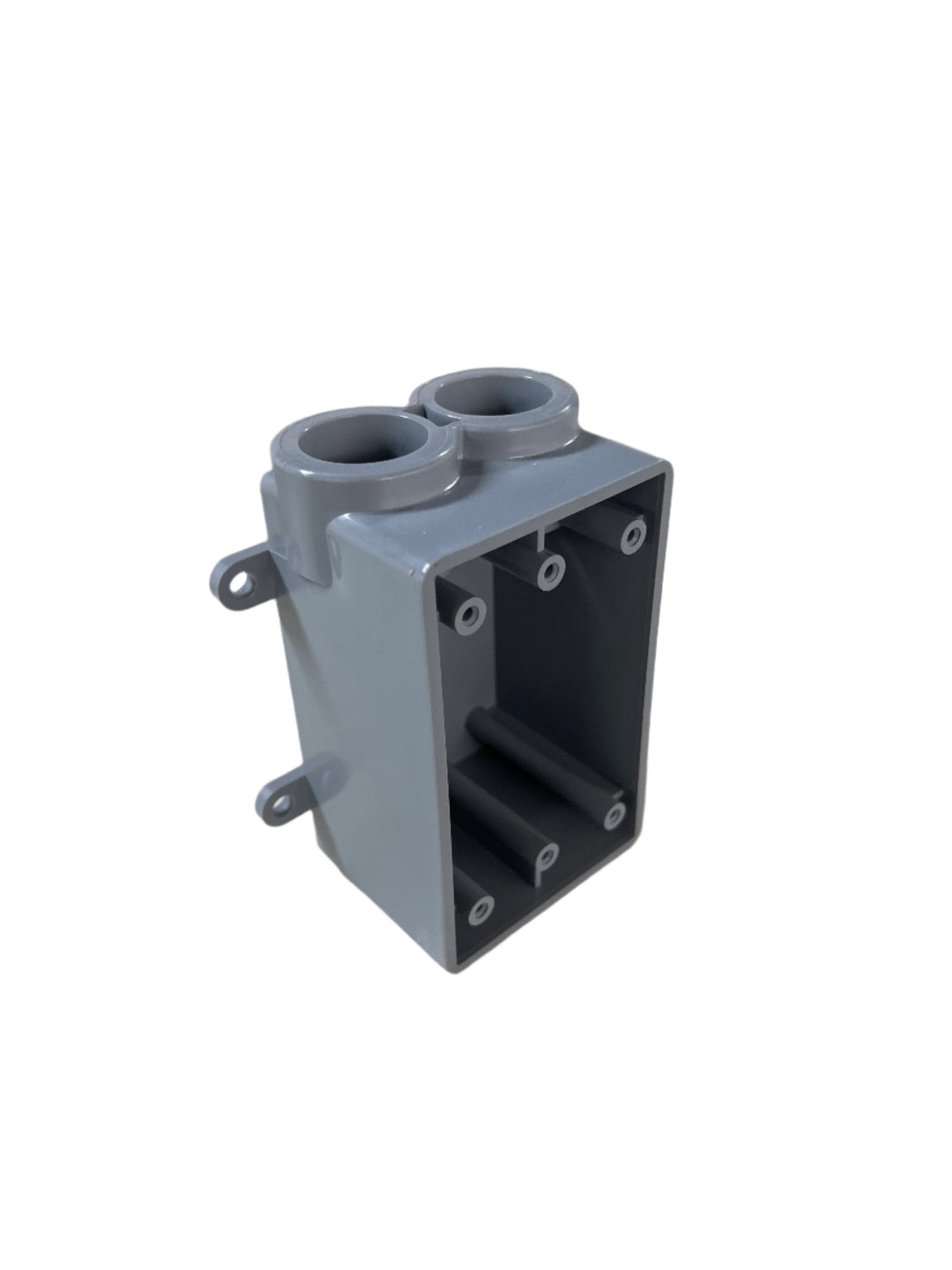1-gang pvc junction box 2-hole 3/4"