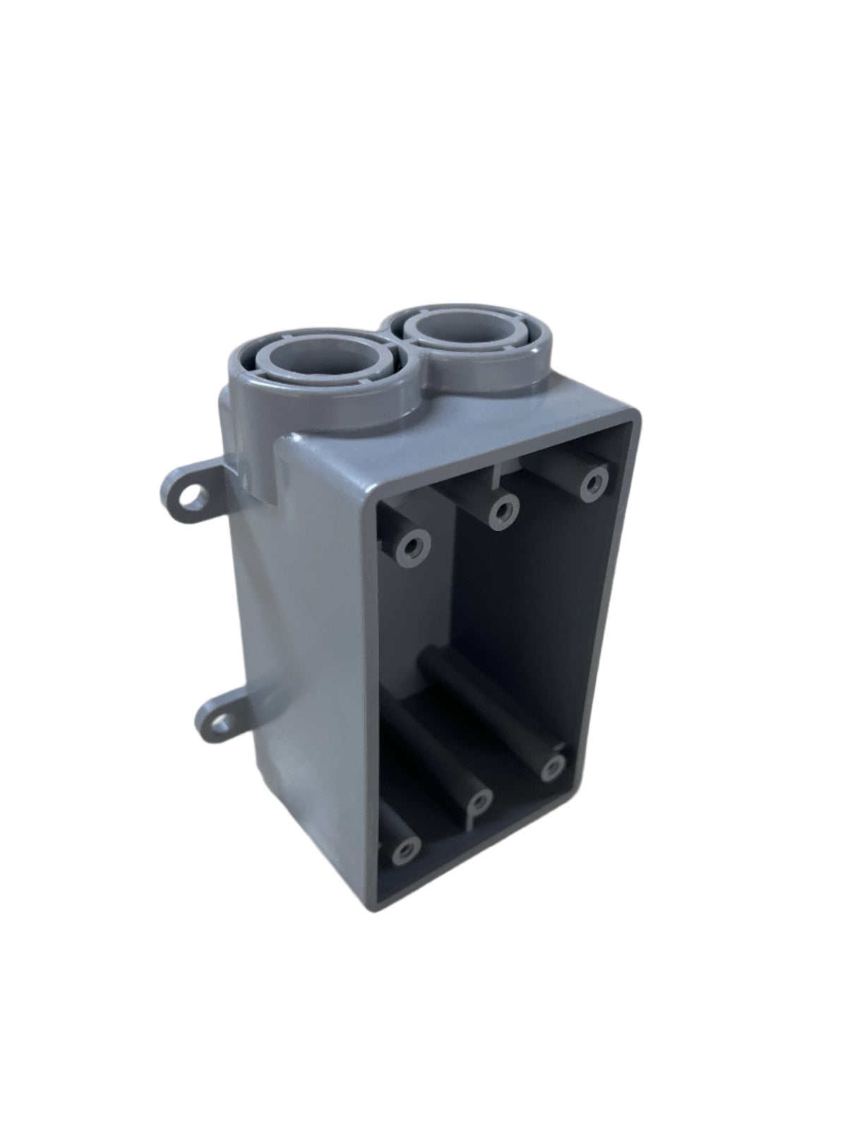 1-gang pvc junction box 2-hole 1/2"