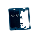 Dual Voltage Remodel Plastic Electrical Outlet Box in Blue