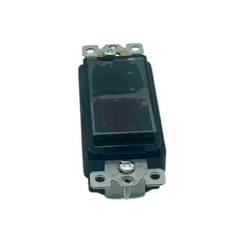 3-Way Decora 15A Switch in black