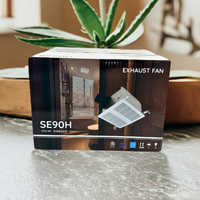 90CFM Exhaust Fan With Humidity Sensor